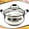 Double Circle Stainless Caldero Apple Pot Casserole16-24cm (SC-SAP). 