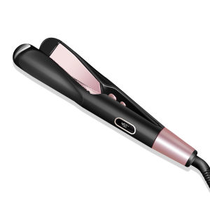 2 In 1 Hair Straightener Flat Iron Straightener Ceramic Iron Curling Hair Dual Voltage Hair Curler