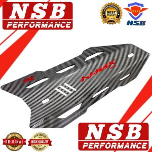 Tameng Knalpot Nmax New Tutup Knalpot Nmax New Pelindung Knalpot Nmax New Full Carbon Akrilik NSB
