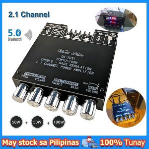 Bluetooth 5.0 Stereo Amplifier HiFi Digital Audio Module with USB/AUX Input Home Theater Amp Board