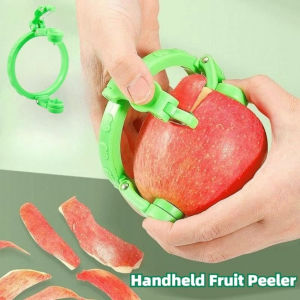 Pengupas Epal Boleh Putar Rotatable Apple Peeler Ring Fruit Peeling Tool with Stainless Steel Blade
