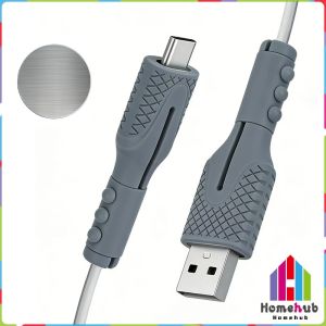 HB Soft Silicone Charger Protector/Cable Protector Data Line Cord Protector Magnetic Cable Protector