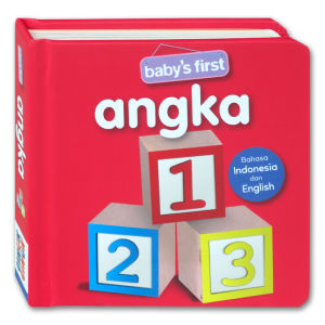 Bilingual Babys First HEWAN / WARNA / ANGKA Board Book (2 bahasa : Bhs Indonesia & Inggris)