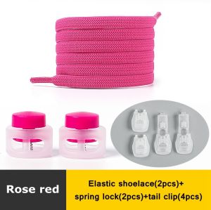 1คู่ยืดหยุ่นเชือกผูกรองเท้ารองเท้ารอบ S Nap ล็อคเชือกผูกรองเท้าแบนโดยไม่ต้องผูกเด็กผู้ใหญ่ปลอดภัยและรวดเร็วขี้เกียจเชือกผูกรองเท้าอุปกรณ์