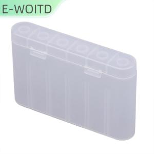 【E-WOITD】 อุปกรณ์ DIY 1ชิ้นกล่องเก็บกันน้ำ6ช่องสำหรับแบตเตอรี่18650ตัวยึดแบบพกพาตัวป้องกันเคส