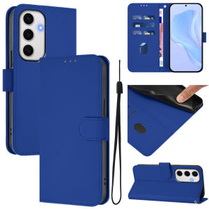 Luxury Casing For Samsung Galaxy M35 S25 Ultra S24 FE 5G S25 Plus S25+ Slim Wallet Card Slot Soft Leather Flip Magnetic Skin Protect Stand Cover Case
