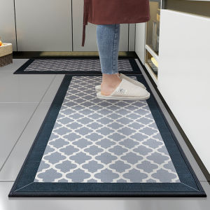 Anti Slip Kitchen Mat Rectangular Rug Entrance Doormat Bedroom Living Room Kitchen Carpet Door Mat Rugs Decorative Carpet Anti-Slip Bathroom Mat Water-absorbing oil-absorbing Non-slip Dirt-resistant Waterproof Home Decoration