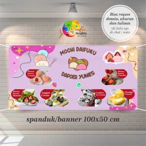 Cetak Spanduk Banner Mochi Daifuku