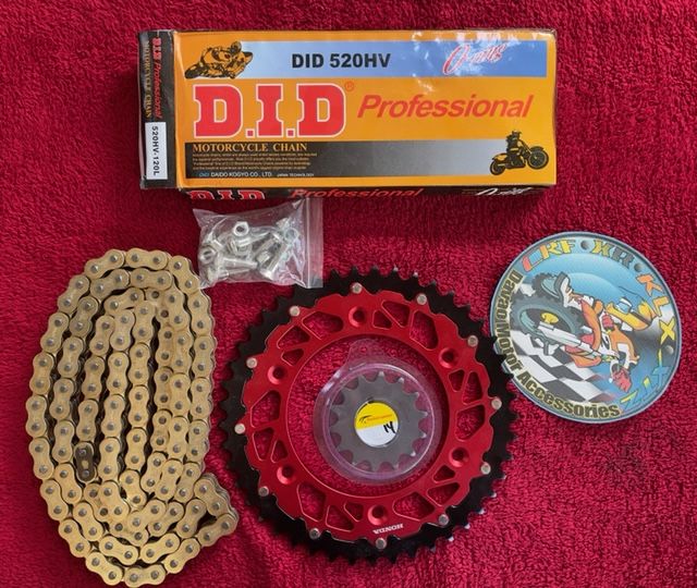 CRF150L XR150 D.I.D CHAIN SPROCKET SET ORIGINAL Lazada PH