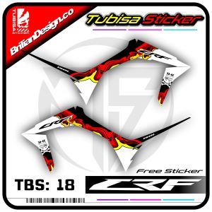 Sticker Striping CRF 150 L - Stiker Striping Variasi Motor CRF 150 L. TBS.18