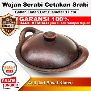 Wajan Serabi Cetakan Serabi Solo Tanah Liat Gerabah Wajan Srabi - Diameter 17 cm