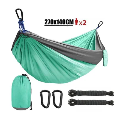 Hammock With Rope Camping Hiking Hammock Duyan Double Outdoor Foldable Hammock Travel Hammock