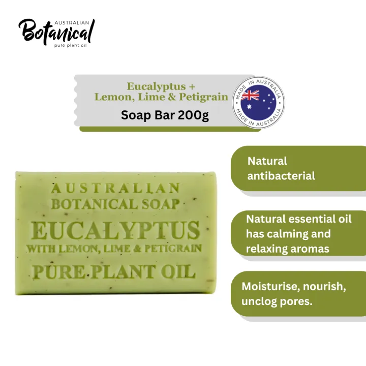 Australian Botanical Soap Eucalyptus with Lemon Lime and Petitgrain ...