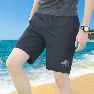 2024 Summer Fashion High end Ultra thin Loose Casual Sports Quick drying Versatile Simple Beach Pants 5/4 Shorts
