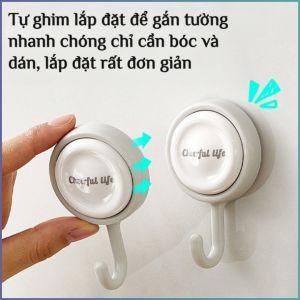 móc treo áo dopamin móc quần áo quay tự do kho bảo vệ không cần khoan căn hộ cho thuê độ bám dính mạnh
