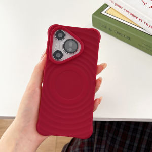 Wave Pattern Candy Color Protective Phone Case For Huawei Pura 90 80 70 Mate 80 70 60 Pro Plus Ultra Shockproof Matte Skin Cover