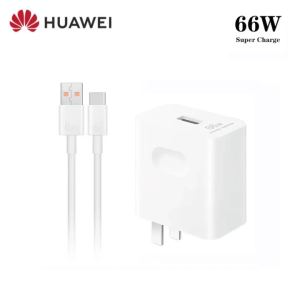 Original Huawei Charger 66W MAX Super Fast Charging Adapter With 6A Type C Cable Set Wall Chargers For HUAWEI Mate60 P60 Pro P60 P50 P40 P30 Mate 50 40 30 20 Pro (66W/88W MAX)