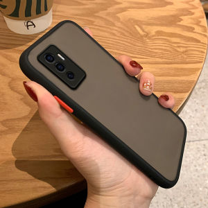 ốp lưng vivo 23e V23e 5G Ốp Lưng Điện Thoại cảm thấy đông lạnh thấu kính trong suốt chống sốc và chống sốc cho máy ảnh chống sốc vỏ mềm silicon toàn.