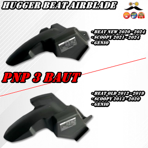 SPAKBOR KOLONG HUGGER BEAT FI F1 ESP STREET DELUXE NEW SCOOPY GENIO 2020-2024 HUGER HAGER AIR BLADE