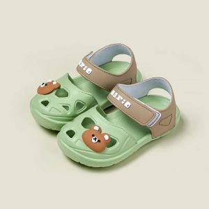 Childrens Sandals Summer Korean Edition Baby Beach Shoes Baotou Cool Slippers Girls Sports Childrens Cave Shoes2026