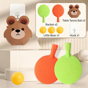 Kids Hanging Table Tennis Trainer Indoor Interactive Ball Toy Parent Child Game Fun Gift Set
