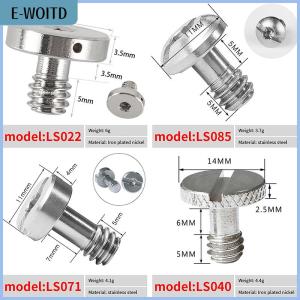 【E-WOITD】 High Quality Camera Screw Set 1 4 Inch Quick Release Plate Screw DSLR Accessories Tripod Mount Adapter For DSLR Camera Tripod