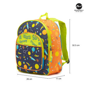 Boardwalk Zathand Kids Backpack With Planet Prints