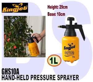 BANSOON KINGJET 1ltr Hand-Held Pressure Sprayer (car wash gardening watering plantsetc)