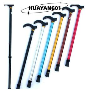 HUAYANG01 [2023 new HOT FASHION] Adjustable Walking Stick 2 Section Stable Anti-Skid Crutch Old Man Hiking Cane