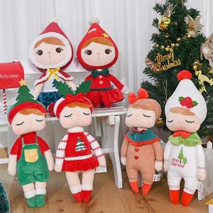 30CM 40CM 50CM Personalised Christmas Metoo doll Kawaii Soft Plush Toy Christmas Elk Keppel Doll for Kids Birthday Gift