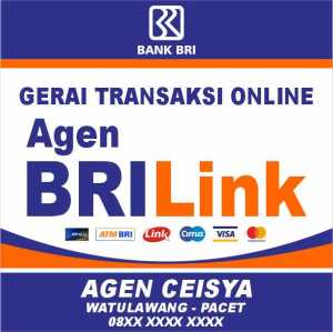 Cetak Spanduk Banner BANKKONTER Ukuran 100x100 Costom Desain