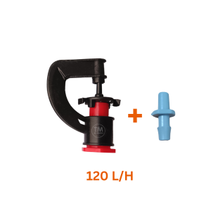 Béc phun mưa cục bộ tưới gốc TM01 hàng tốt giá rẻ thích hợp tưới cây ăn trái (kèm đuôi gắn béc)