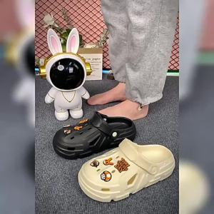 MenS Summer Outdoor Non-Slip Wear-Resistant Clogs Thick-Soled Beach Outdoor CoupleS Sandals For Men