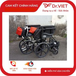 Xe lăn du lịch khung sắt Lucass X-92