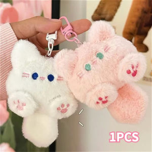 1PCS Long Tailed Cat Tail Plush Doll Pendant Decoration Fashionable Birthday Gift Couple Cute Keychain Backpack Pendant