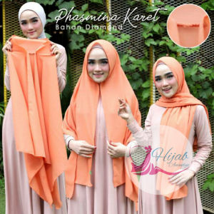 HIJAB PASHMINA KARET DIAMOND / JILBAB PASHMINA KARET DIAMOND / PHASMINA KARET TERBARU