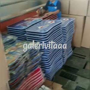 Meja Belajar Lipat Karakter & Meja Leptop Tempat Gelas