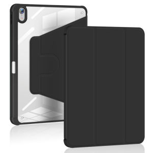 iPad Air 5 Case / Air 4 5th / 4th 10.9 Rotating Leather 360° Clear Cover with Pencil Holder Casing