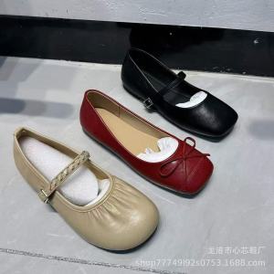 [Free Shipping] Clearance Shoes WomenS Shoes From A Department Store Lambskin Soft-Soled And Soft-Faced Flats Night Market Big Sale WomenS Shoes In Stock