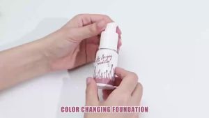 Color Changing Foundation Liquid Foundation Adapts To Your Skin Tone Moisturizing Natural Coverage Long Lasting Lightweight Flawless Base Makeup for Face Cosmetics