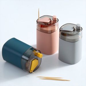 Pop-Up Automatic Toothpick Holder Toothpick Bottle Toothpick