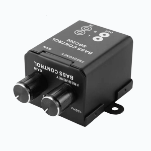 Adjustable Amplifier Car Bass Sound Regulator Knob Line Level Control Remote Frequency Controller Car Bass Controller
