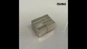 บล็อกสี่เหลี่ยม 20 ชิ้น ขนาด 20X10X2 20X10X3 20X10X4 มม. แม่เหล็ก 20*10*5 25*10*3 30*10*2 30*10*4 20*5*2 มม. อุปกรณ์เสริมสำหรับตู้เย็น งานฝีมือ DIY สำนักงาน