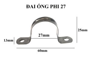 Combo 10 Đai ống nhựa đai treo ống cố định ống nước các cỡ ống phi 21 27 ......