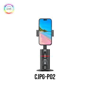CIJI Tripod Stabilizer Multifungsi dengan AI Face Tracking & Remote Control - Warna Abu-abu