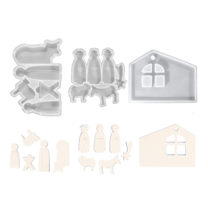 Silicone Castes Mould for Prayer Suitable for Creating Unique Easter Special Gifts and Decorations Daily Casual Use