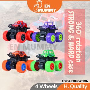 4 Wheels Monster Trucks Kids Toys Car Kereta Permainan Budak Kanak Kanak Mainan Kereta Trak Inertia Buggy Car