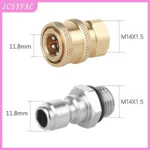 JCSYFAC  High Pressure Washer Connector Adapter 1 4  Female Quick Connect M14x1.5 Thread