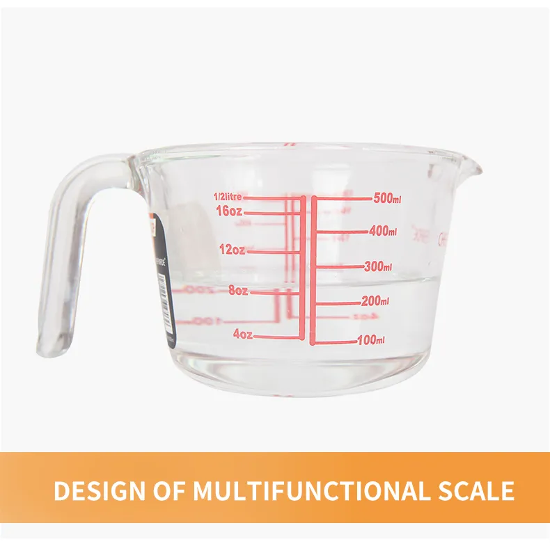 Glass Measuring Cup With Pour Spout