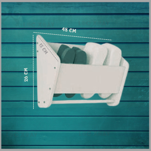 Kệ Giày Dép Treo Tường Gỗ Nhựa Pitech Lắp Ghép Thông Minh Tiện Lợi Kệ Để Giày Dép Đa Năng Tối Ưu Không Gian